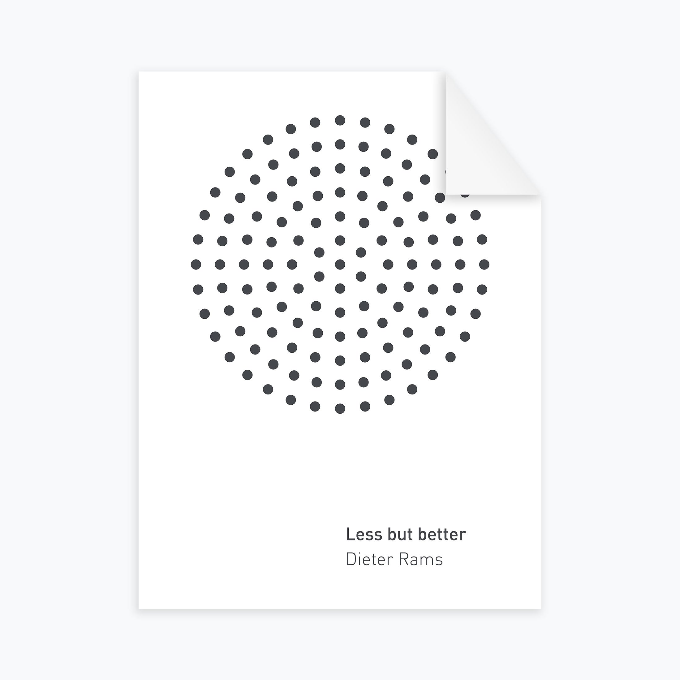Less Better | but Dieter - Printable Rams But ディーター・ラムスの