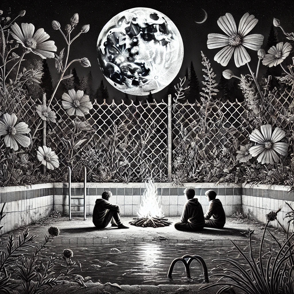 Wait till you see the flowers by the pool.