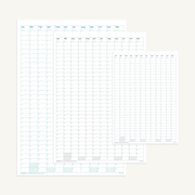 Undated Wall Calendar
