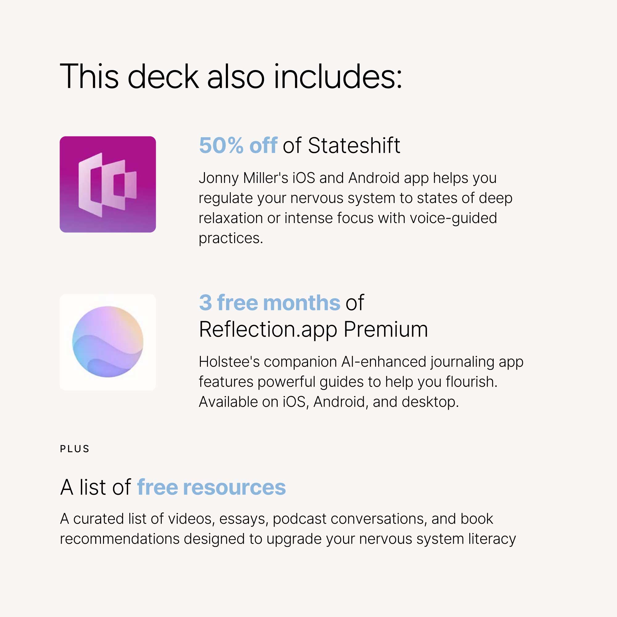 Card Bundle: Calm Cards (12-Deck)