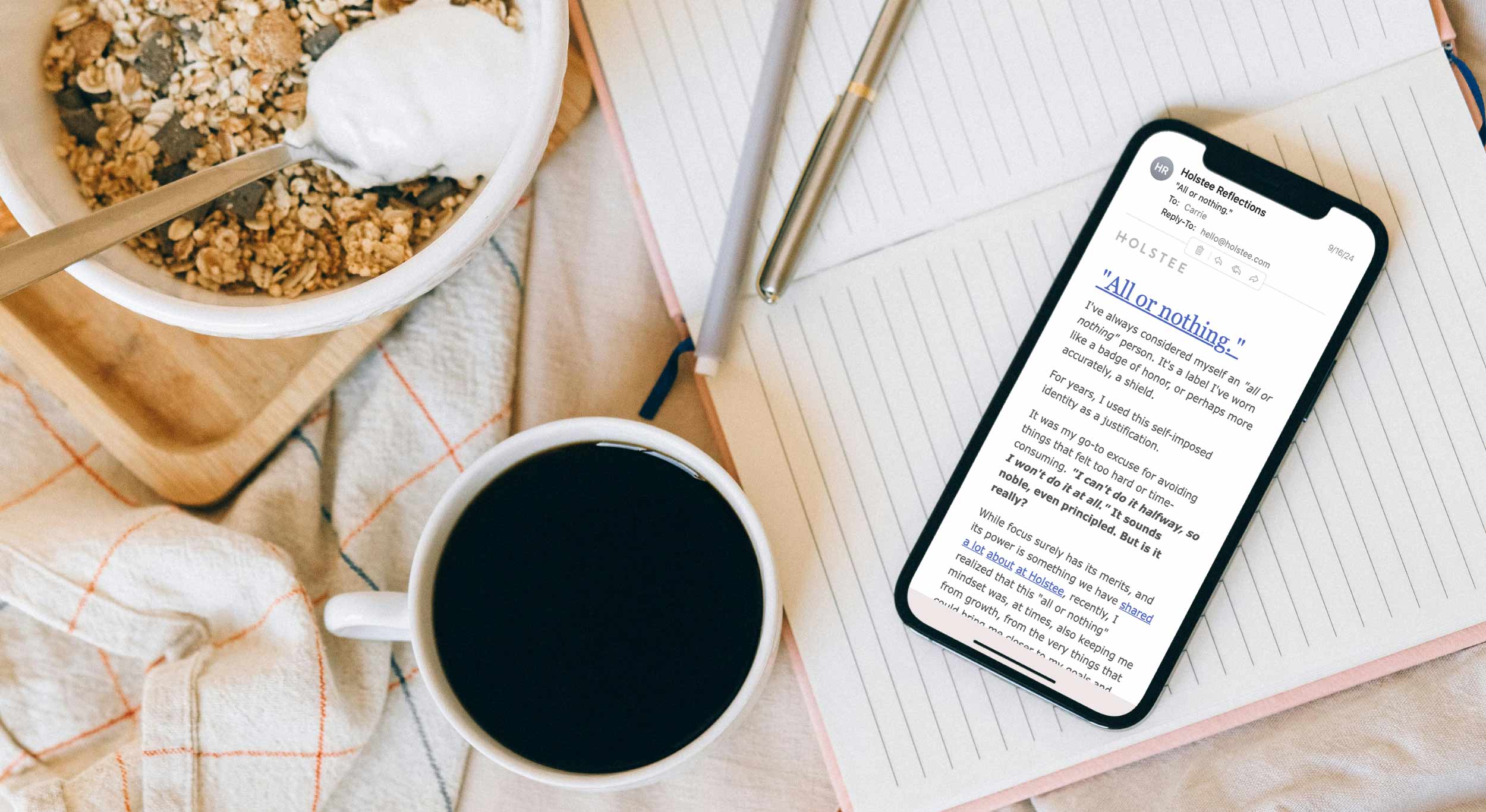 Tools and inspiration for a more meaningful life. – Holstee