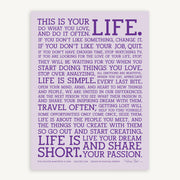 Limited Edition Holstee Manifesto x LoveYourBrain (12x16)