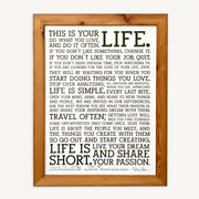 Signed Holstee Manifesto Poster