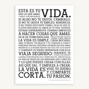 Holstee Manifesto Spanish Poster