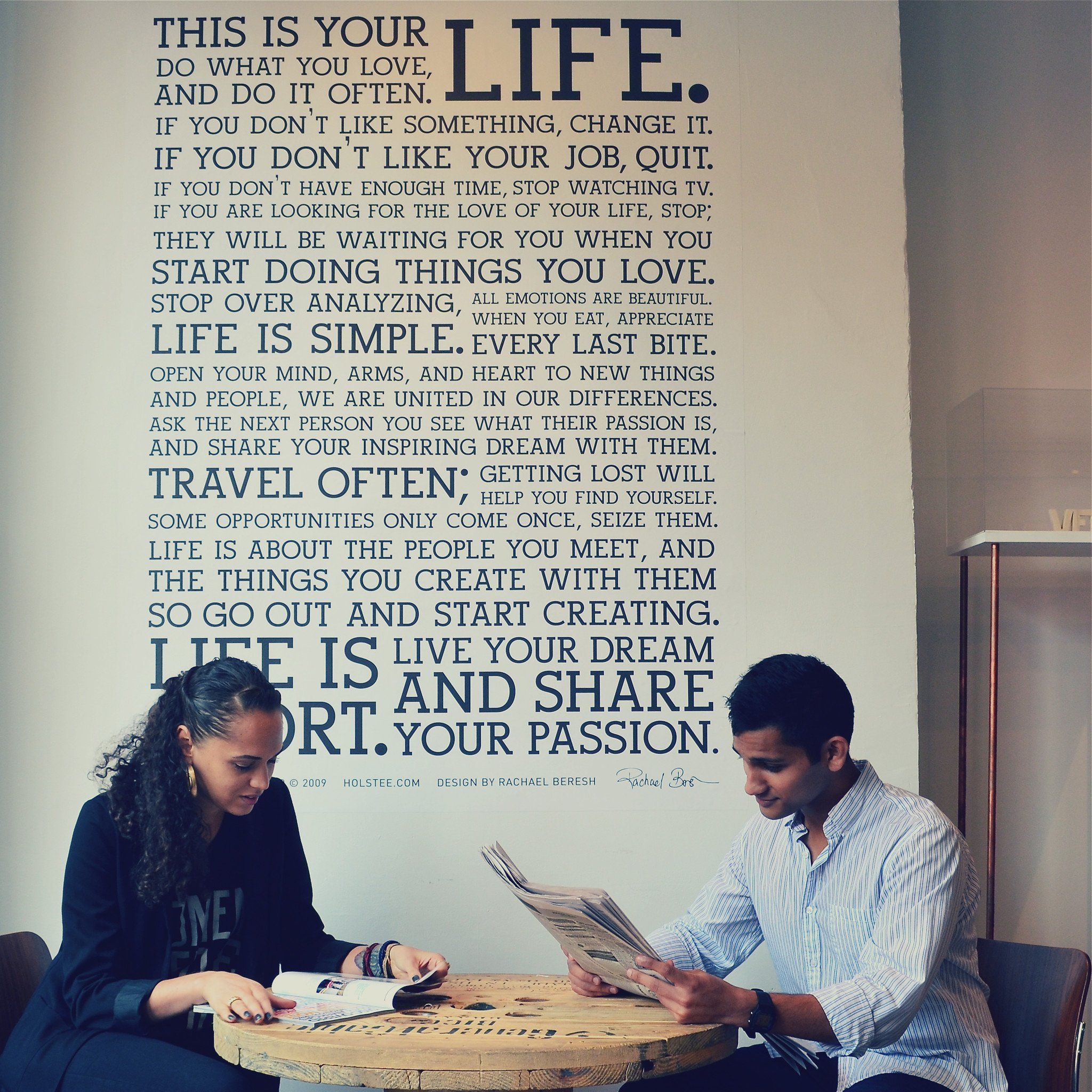 Holstee Manifesto Decal - Decal- Holstee