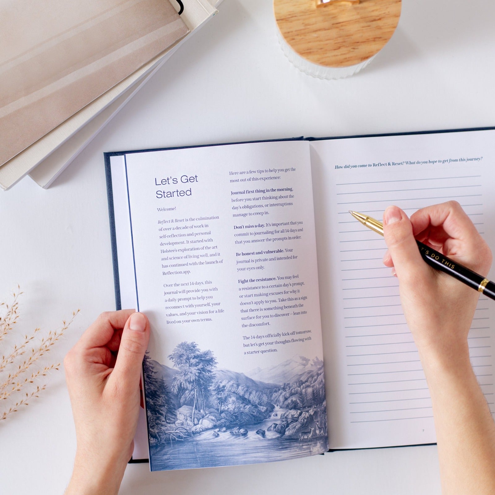 The Difference Between Keeping a Diary, Journaling, and Reflecting